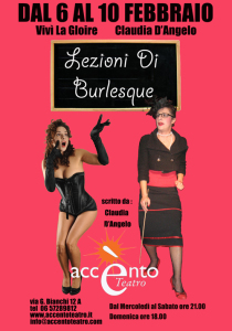 Locandina Lezioni di Burlesque