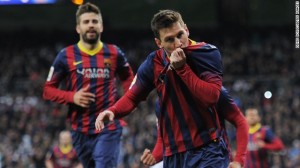 messi mette in ginocchio il real