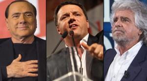 renzi-grillo-berlusconi