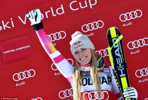 la Vonn vince Cortina