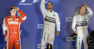 Gp-Bahrein 2015 podio Hamilton Raikkonen Rosberg