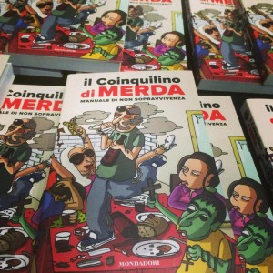 Copertina de "Il coinquilino di Merda" Manuale di non sopravvivenza" 