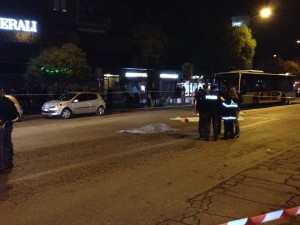 incidente alla fermata battistini