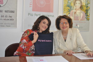 Telefono Rosa Carmen Consoli testimonial "La signora del quinto piano"