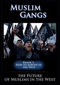 La copertina di Muslim Gangs, il manuale di istruzioni per musulmani su come sopravvivere in occidente