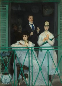 Manet Il balcone 1868 - 1869 olio