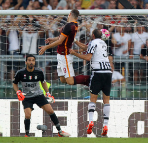 roma juventus dzeko