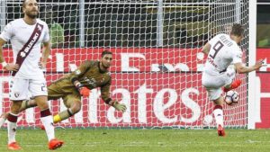 Donnarumma rigore Belotti