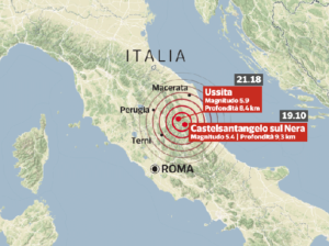 situazione nelle Marche dopo il sisma