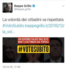 Paolo Gentiloni è il nuovo Presiente del Consiglio