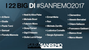 22 Big del Festival di Sanremo