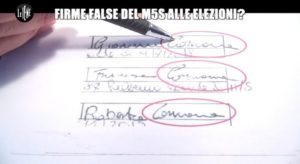 Firma Falese a Cinque stelle