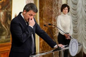 Renzi si dimette ufficialmente