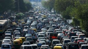 blocco traffico a Roma