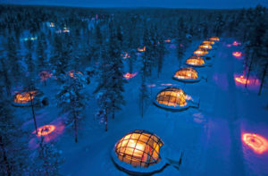 Ice hotel e igloo