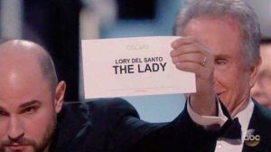 gaffe degli oscar