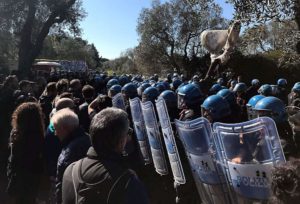 tap proteste polizia