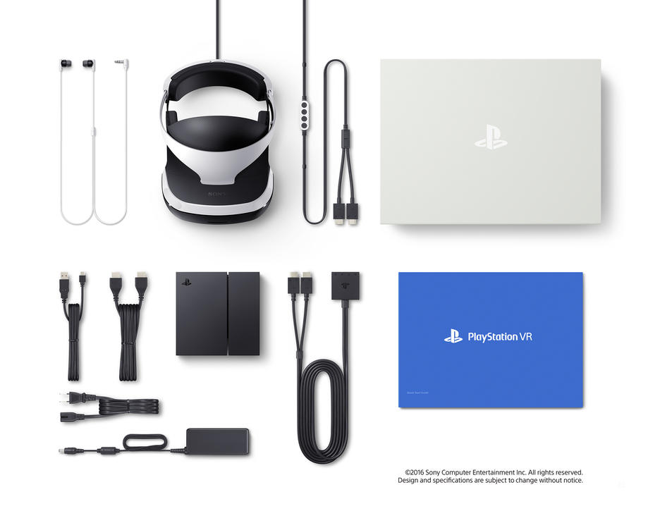 Playstation VR dotazione