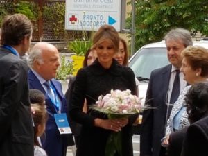 Melania Trump al Bambin Gesù