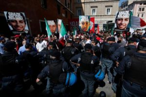 casapound contro lo ius solis