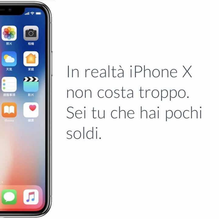 ironia web iPhone X