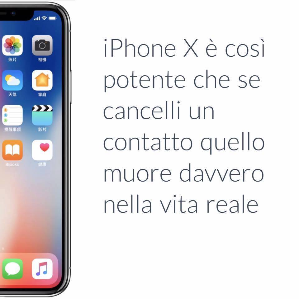 ironia web iPhone X