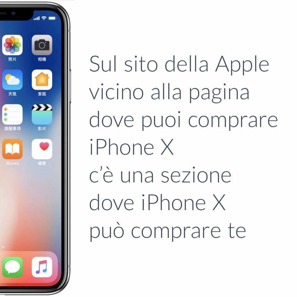 ironia web iPhone X