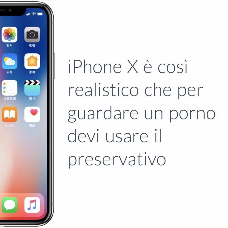 ironia web iPhone X