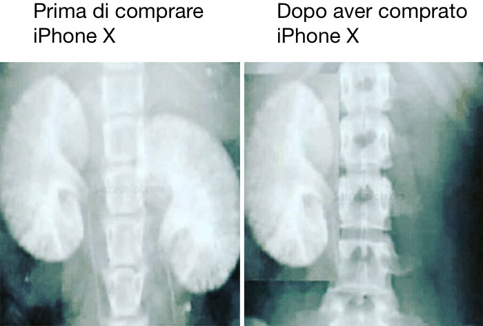 ironia web iPhone X