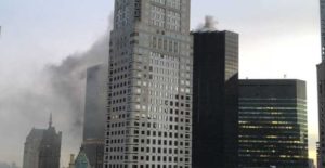 Trump Tower in fiamme