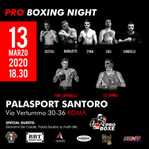 pro boxing night